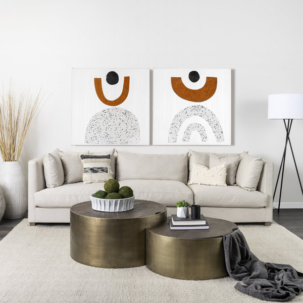 17 Stories Kenzie Nesting Coffee Table Wayfair